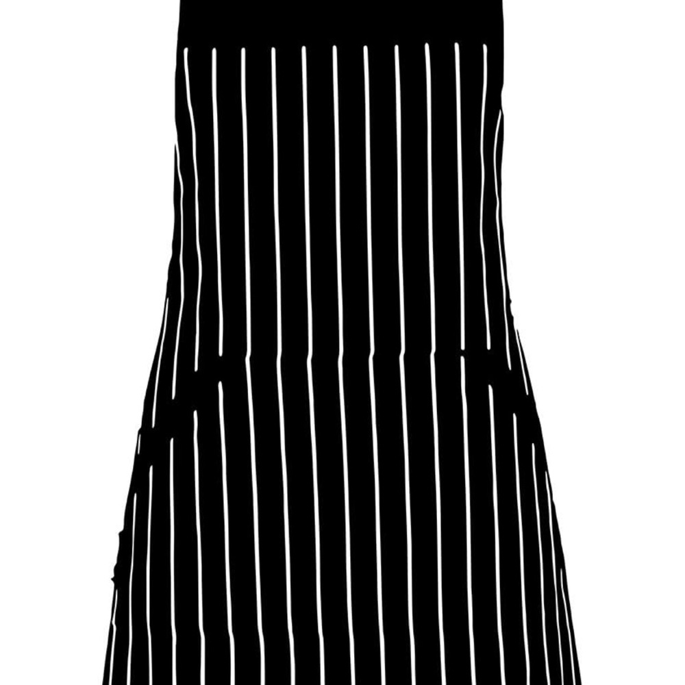 NWT Black and White Striped Apron